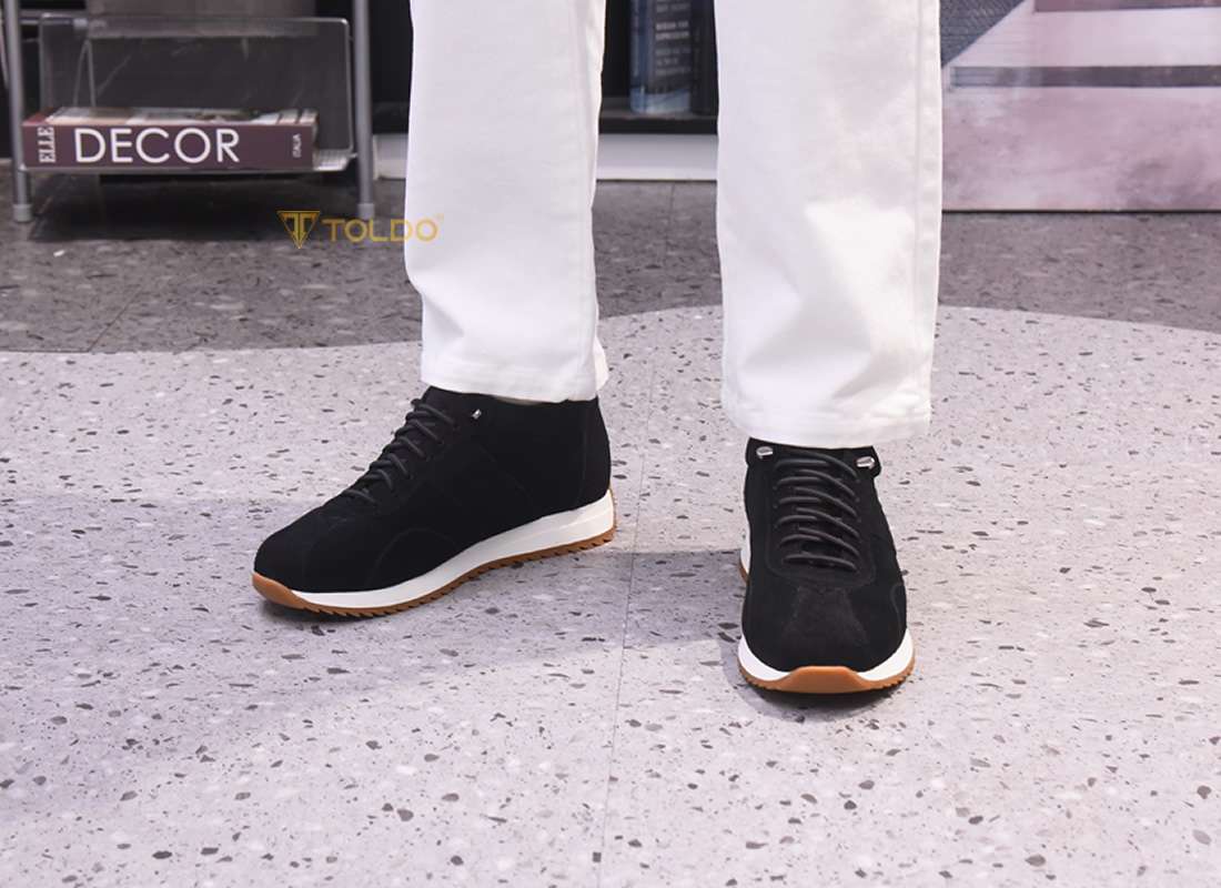 Giày cao 8cm da lộn 6